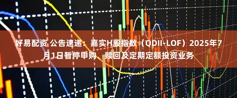 好易配资 公告速递：嘉实H股指数（QDII-LOF）2025年7月1日暂停申购、赎回及定期定额投资业务