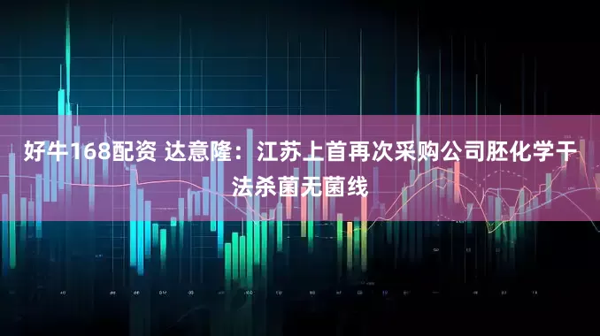 好牛168配资 达意隆：江苏上首再次采购公司胚化学干法杀菌无菌线