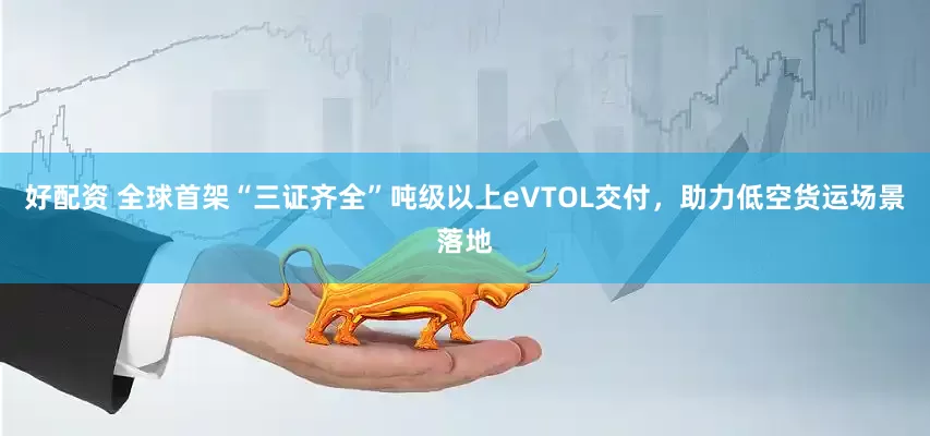 好配资 全球首架“三证齐全”吨级以上eVTOL交付，助力低空货运场景落地