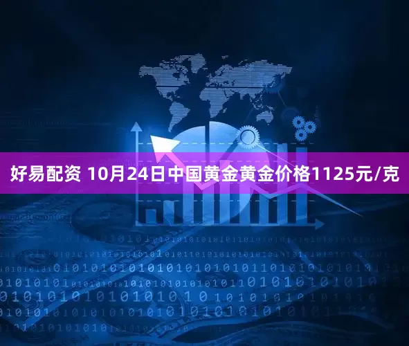 好易配资 10月24日中国黄金黄金价格1125元/克